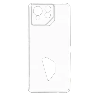 Ohišje za Asus ROG Phone 8 5G , 8 Pro 5G Zaščitena kamera, Prozorno