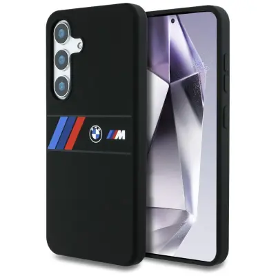 BMW OVITEK SILIKONSKI SREDNJI TRIKOLORNI ČRTOVI ZA SAMSUNG GALAXY S25 ZA MAGSAFE