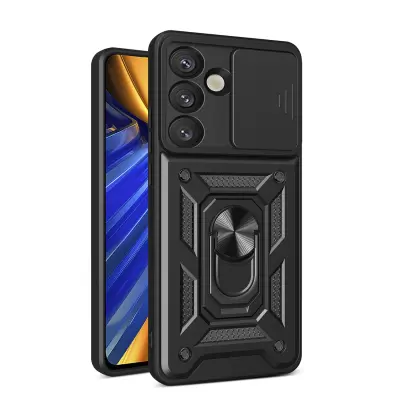 HURTEL HYBRID ARMOR CAMSHIELD OVITEK ZA SAMSUNG GALAXY S25 Z OVITKOM