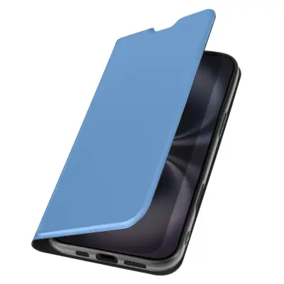 Ohišje za iPhone 16 Soft touch Nosilec kartice Nosilec videa, Modra