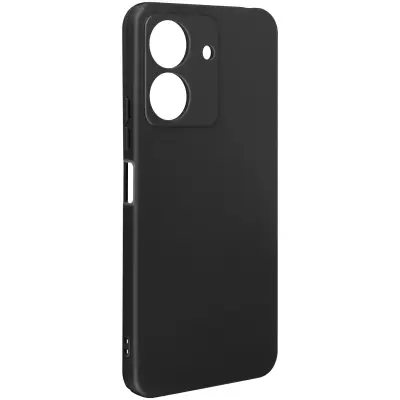 Ovitek za Xiaomi Redmi 13C Semi-rigid Soft-touch Matte, Črna