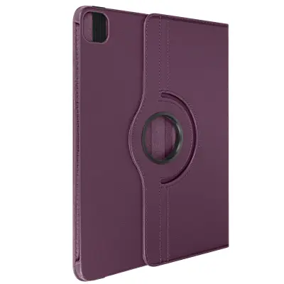 Torbica za iPad Pro 11 2024 360° vrtljivi podporni ventil, Vijolična