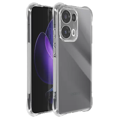 Ohišje za Oppo Reno 13 Pro Odporno proti udarcem Ojačani vogali, Prozorno