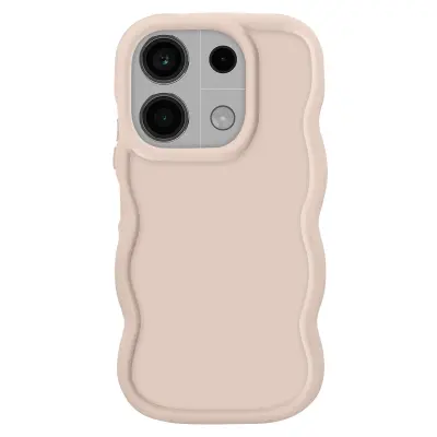 Ohišje za Xiaomi Redmi Note 13 5G Udarno odporno silikonsko serija Candy, Bež