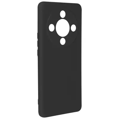 Ohišje za Honor Magic 6 Lite 5G Poltrdna mehka na dotik, Črna