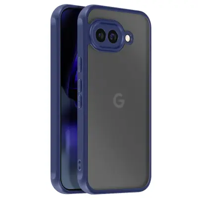 Ohišje za Google Pixel 9a Odporno na udarce z ojačanimi vogali, Modra