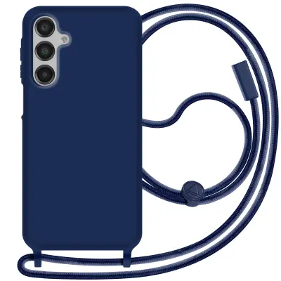 Poltrdno ohišje z mehko vrvico na dotik za Samsung Galaxy A16, Modra