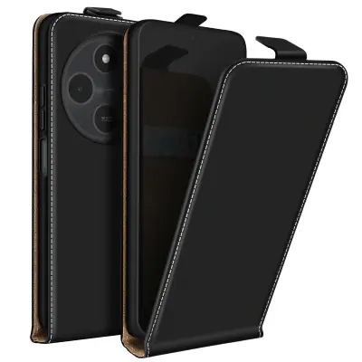 Navpično ohišje za Xiaomi Redmi 14C Card Case, Črna