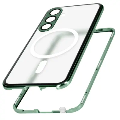 Magsafe ohišje za Samsung Galaxy S24 Integralna zaščita, Temno zelena