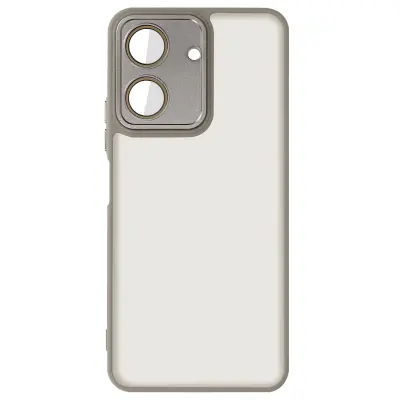 Prosojna siva torbica Xiaomi Redmi 13C Protected Camera Block, Svetlo siva