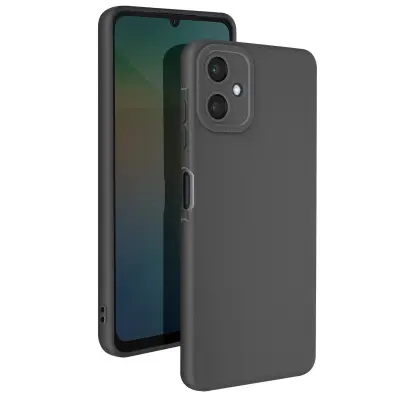 Ovitek za Samsung Galaxy A06 Silikonska podloga za blokiranje zaščitene kamere, Črna
