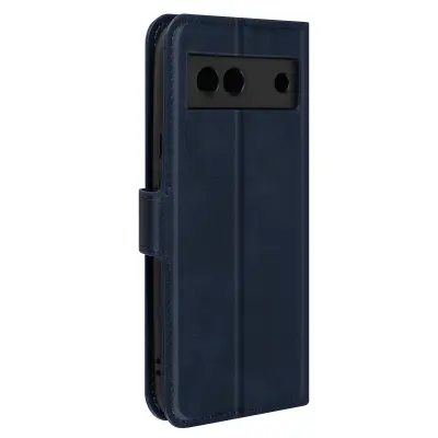 Torbica za Google Pixel 8a Portfelj podpornih funkcij, Modra noč