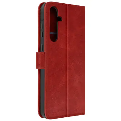 Torbica s preklopom za Samsung Galaxy A55 Denarnica s trakom za roko, Bordeaux