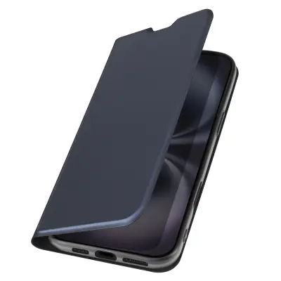 Ohišje za iPhone 16 Plus Soft touch Nosilec kartice Nosilec videoposnetka, Modra noč
