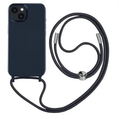Vrvno ohišje za iPhone 14 Plus Mehak dotik, Modra