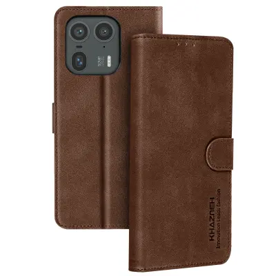 Ohišje za Motorola Edge 50 Ultra Wallet Video podpora, Rjava