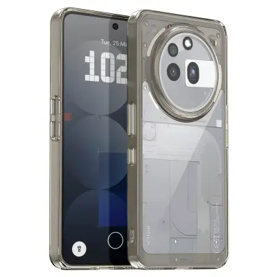 Ohišje za telefon Nothing Phone 3a Pro odporno na udarce, Siva