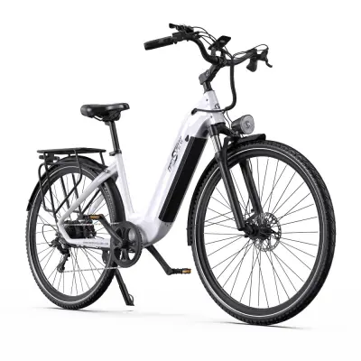 Električno kolo Onesport OT05 Pro: 250 W senzor navora, doseg 80 km, cestne pnevmatike 700C in hidravlične zavore za lahkotno vožnjo po mestu.