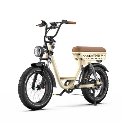 Električno kolo Onesport W77: 250 W motor, 48V 18Ah baterija, doseg 45km, hidravlične zavore in 20-palčne pnevmatike, idealno za mestne pustolovš?