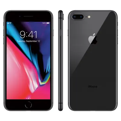 Obnovljeno - znaki rabe - Ecofone iPhone 8 Plus crn 64 GB 3 GB ram