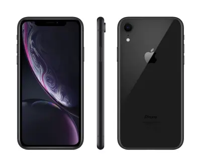 Obnovljeno - znaki rabe - APPLE iPhone XR črn 3GB/64GB pametni telefon