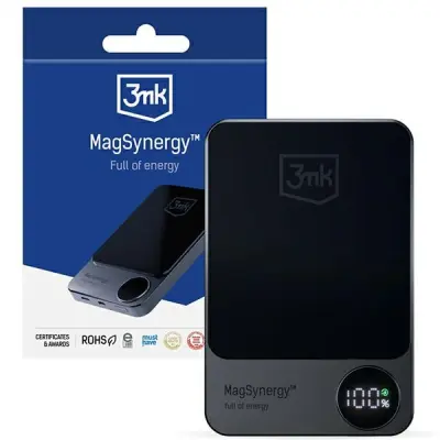 3MK POWERBANK 10000MAH ZA MAGSAFE BREZŽIČNO POLNJENJE IPHONE 12 13 14