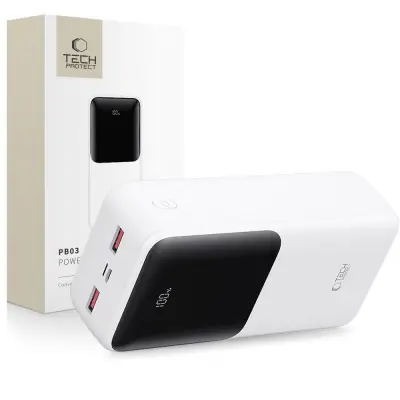 TECH-PROTECT POWER BANK 30000MAH 22.5W ZA IPHONE 13 14 15 HITRO POLNJENJE