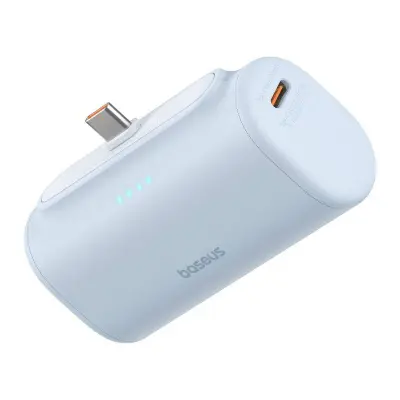 BASEUS COMPACT USB-C POWER BANK 5000MAH, 20W (MODRA)