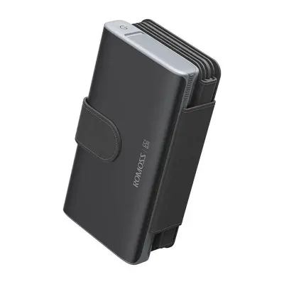 ROMOSS SOLAR POWER BANK 30000MAH 65W ČRNA