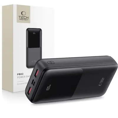 TECH-PROTECT POWER BANK PB02 20000MAH 22,5W ZA TELEFONE HITRO POLNJENJE