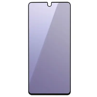 Zaščitno steklo za Samsung Galaxy S20 FE Proti svetlobi in poševno, Črna