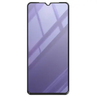 Zaščitno steklo za Samsung A14 4G / 5G Proti svetlobi in poševno, Črna