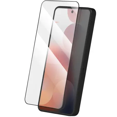 Kaljeno steklo za Nothing Phone 3a in 3a Pro trdota 9H proti praskam, Črna