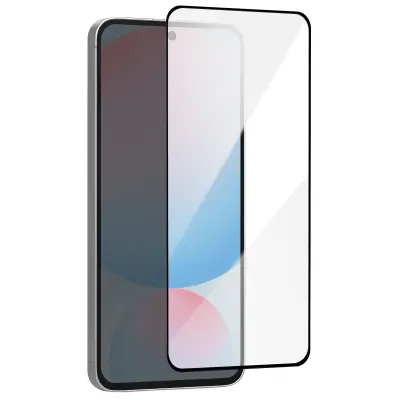 Zaščitnik zaslona 5D kaljeno steklo s popolno oprijemljivostjo Contour Black za Samsung S24 FE, Prozorno