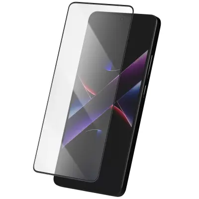 Kaljeno steklo, odporno na praske, za Xiaomi Poco X7 Pro, Črna