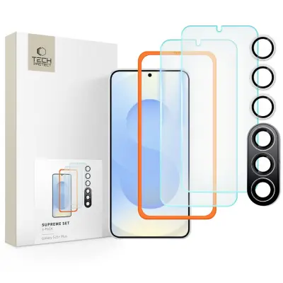 KALJENO STEKLO TECH-PROTECT ZA SAMSUNG GALAXY S25+ ZAŠČITA S TRDOTO 9H