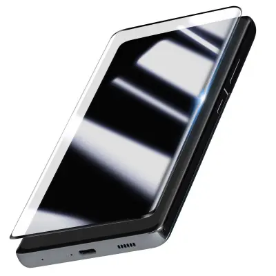 Kaljeno steklo, ukrivljeno 3D za Galaxy S21 Ultra, popolna zaščita, Prozorno