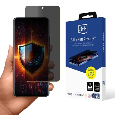 3MK ZAŠČITNA FOLIJA ZA REDMI NOTE 14 PRO+ PRIVACY PROTI STEKLU MAT ZASLON