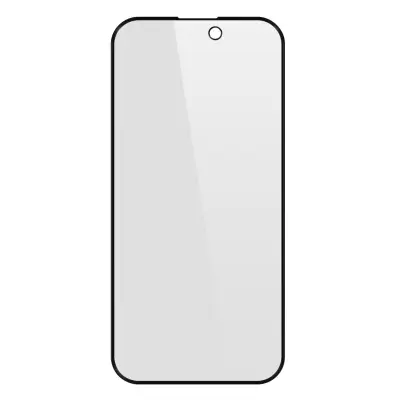 Kaljeno steklo za iPhone 15 Pro Max Anti-Spy Trdota 9H, Prozorno črna