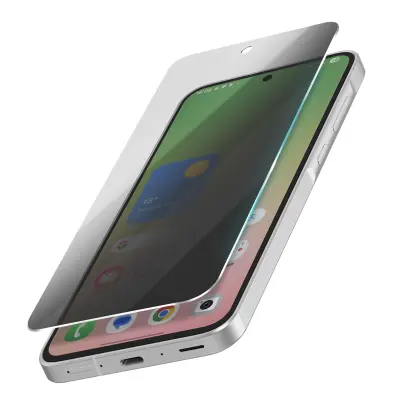 Zaščita zaslona iz kaljenega stekla za Samsung Galaxy A56, proti vohunjenju, Prozorno