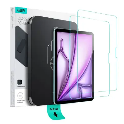 ESR ULTRAFIT KALJENO STEKLO ZA IPAD AIR 11 2024 2025 NAPREDNA ZAŠČITA