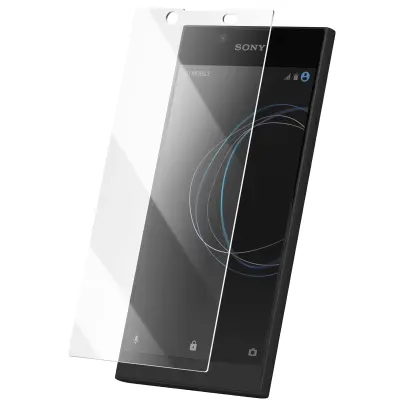 Kaljeno steklo za Sony Xperia L1 trdota 9H proti praskam, Prozorno