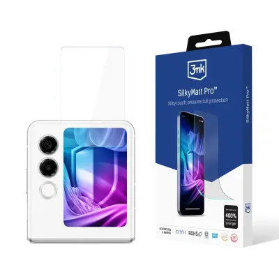 3MK SILKY MATT PRO ZA NUBIA FLIP 2 ZAŠČITNA FOLIJA IZ KALJENEGA STEKLA Z EKRANOM