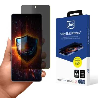 3MK SILKY MATT PRIVACY ZA REALME 14 PRO ZAŠČITNA FOLIJA Z ZASEBNOSTJO IN VIS.