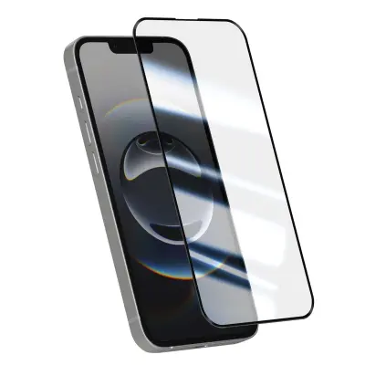 Kaljeno steklo za iPhone 16E, proti praskam, 3D ukrivljen rob, ultra odporno, Prozorno
