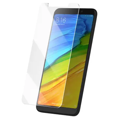 Kaljeno steklo za Xiaomi Redmi 5 Plus 9H odporno na praske, Prozorno