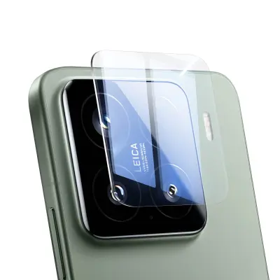 Zaščita za kamero za Xiaomi 15 9H kaljeno steklo, odporno proti praskam, Prozorno