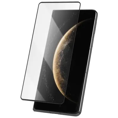 Zunanji zaslon iz kaljenega stekla za Huawei Mate X6, odporen na praske, Črna