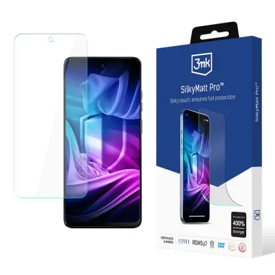 3MK SILKY MATT PRO KALJENO STEKLO ZA MOTOROLA MOTO G04S MATT FINISH