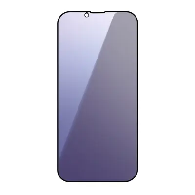 Zaščitno steklo za iPhone 13 Pro Max Proti svetlobi in poševno, Črna
